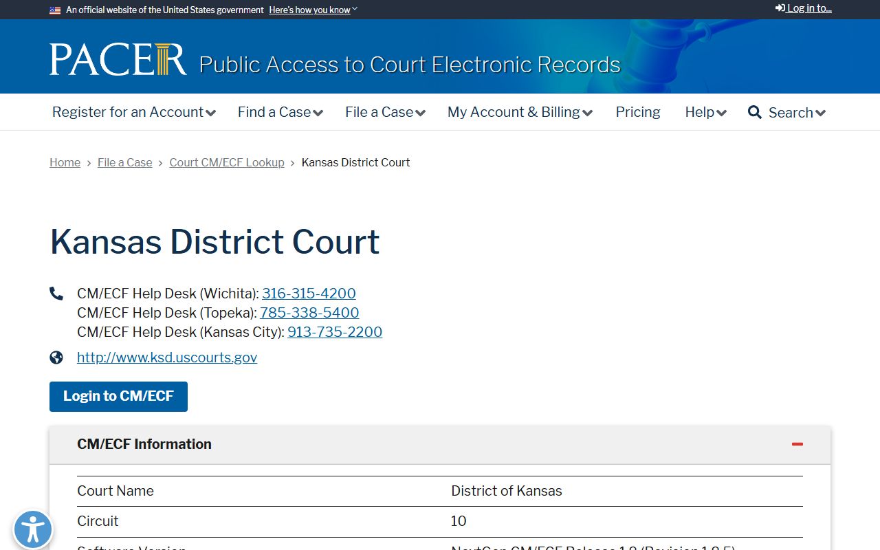 Ellsworth County marriage records and PACER federal lookup distinction