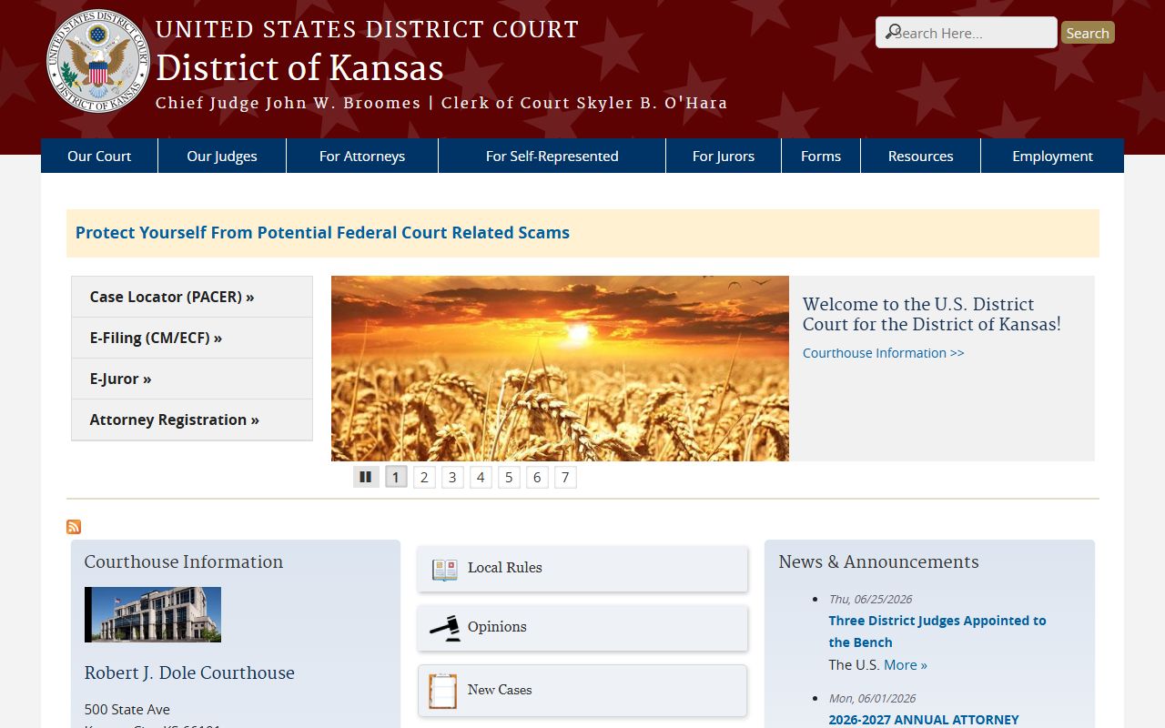 Ellsworth County marriage records and federal court source context